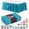 Ruffle Disposable Table Skirt 14 Ft Long Pleated Table Skirts with Adhesive Strip – Fits 6ft+ Rectangle or Round Tables – Ideal for Birthday Parties, Gender Reveal, Baby Showers & Event Decorations 6 pack by Exquisite
